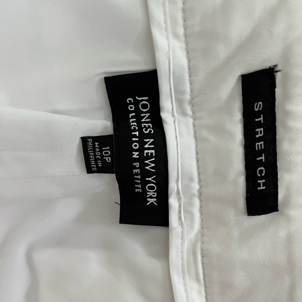 Lot of five pairs of pants Jones New York: beige, white & black - Picture 6 of 9